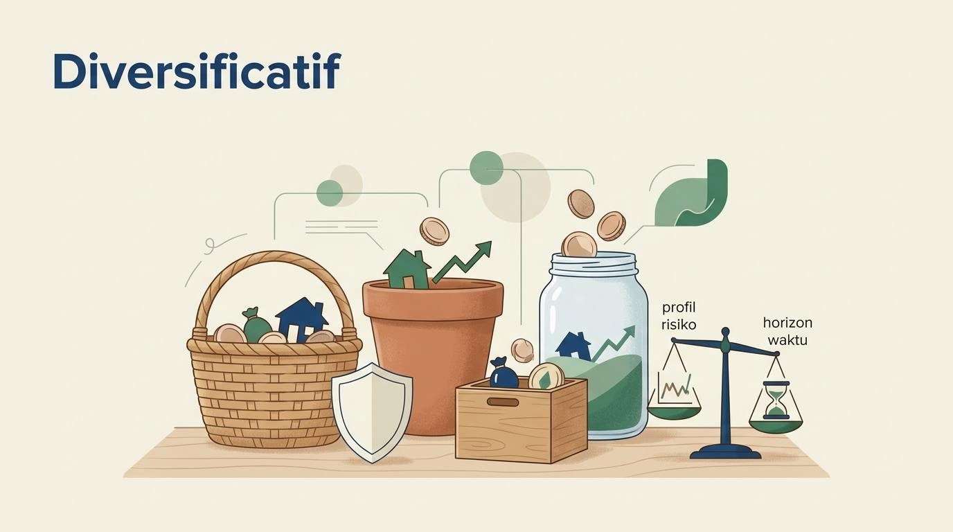Ilustrasi dasar manajemen risiko investasi